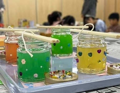 エコキャンドルづくり